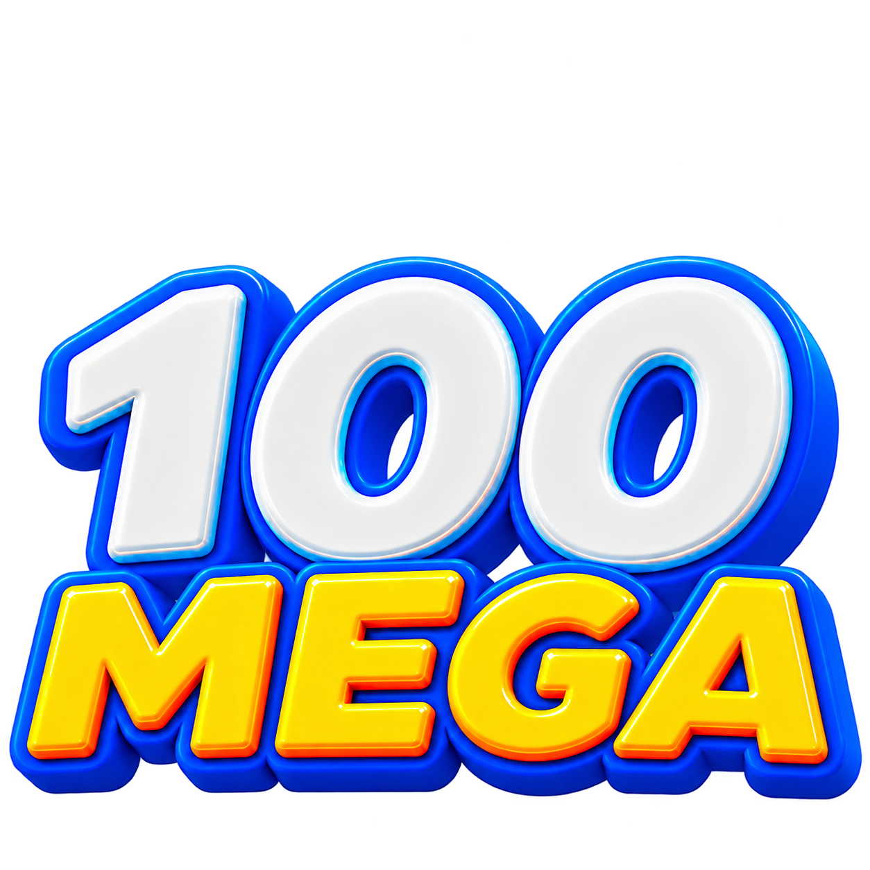 Ícone promocional do plano 100 Mega Plus