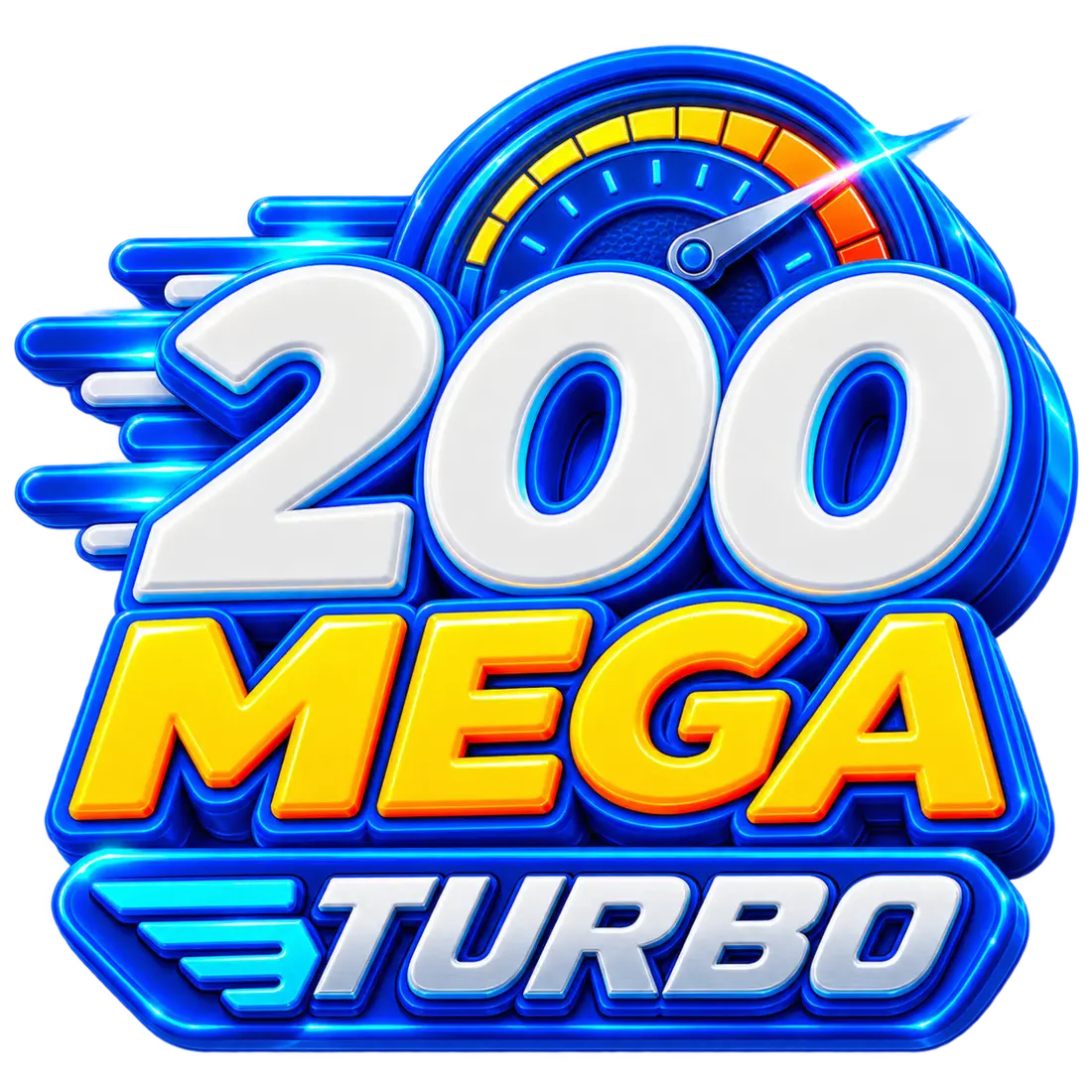 Ícone promocional do plano 200 Mega Turbo